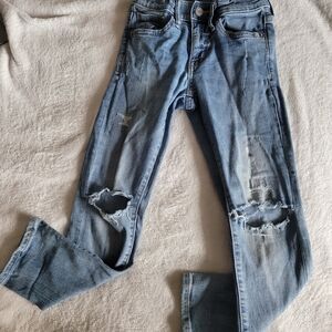 Old Navy Light Blue Ripped Jeans